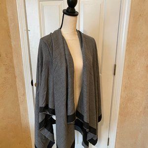 Pretty Persuasions Gray/DK Gray Cape Style Wrap